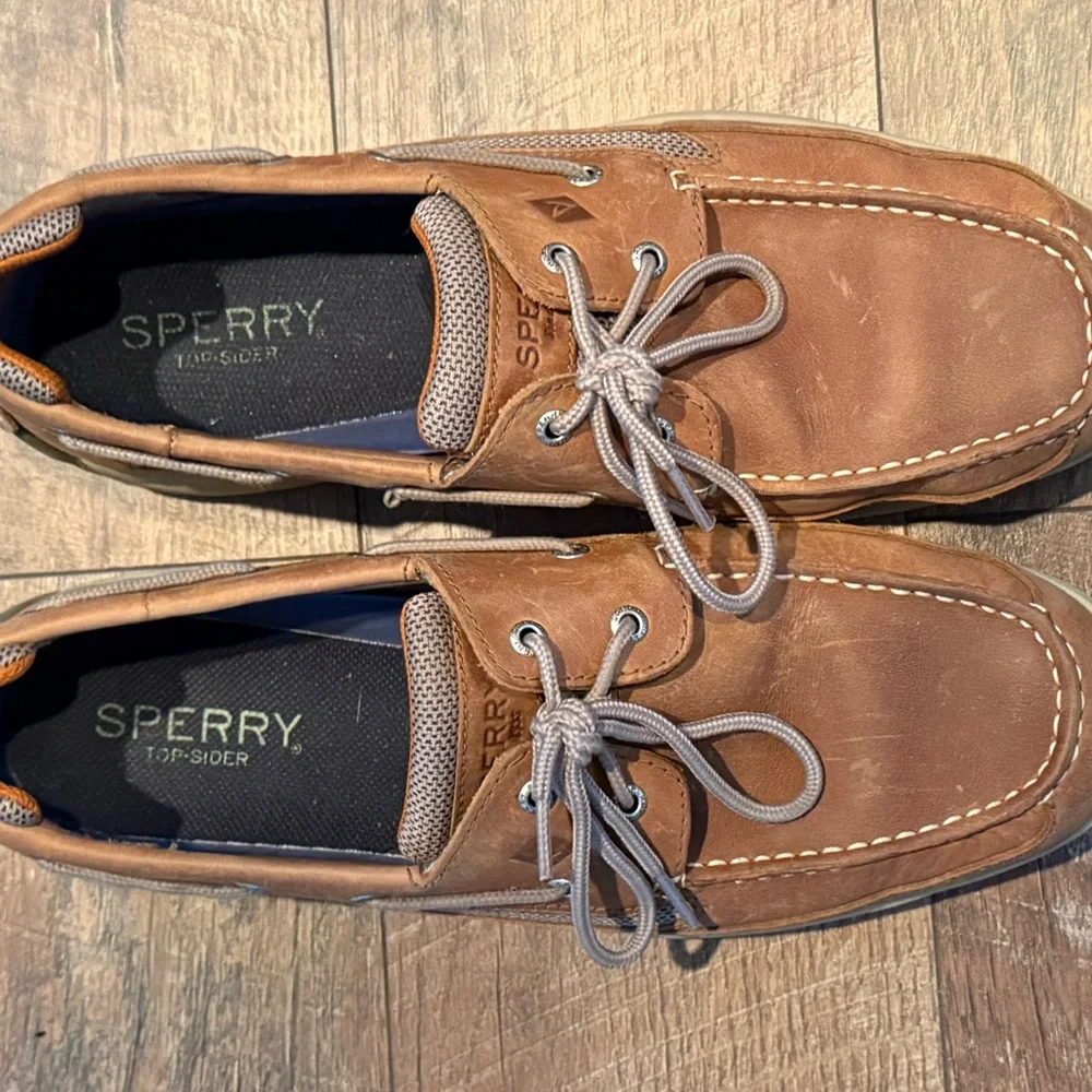 Used Sperry Men's Brown Top-Sider Boat Shoes
